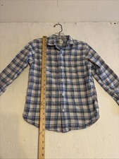 GAP Kids Boys Plaid Flannel Button Down Shirt Size 10 Regular
