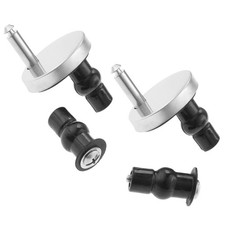 2Pcs Quick Release Toilet Seat Fixings for 14  16 mm Mounting Hole Spacing