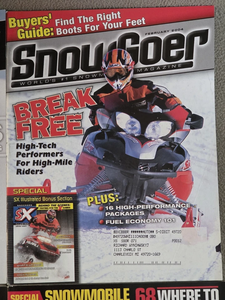 SnowGoer Magazines 2004 Lot of 6 - Imagem 4 de 4