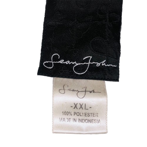Sean John Button-Down Short Slv Shirt White&Black Stencil Design Men’s Size XXL - Picture 4 of 6