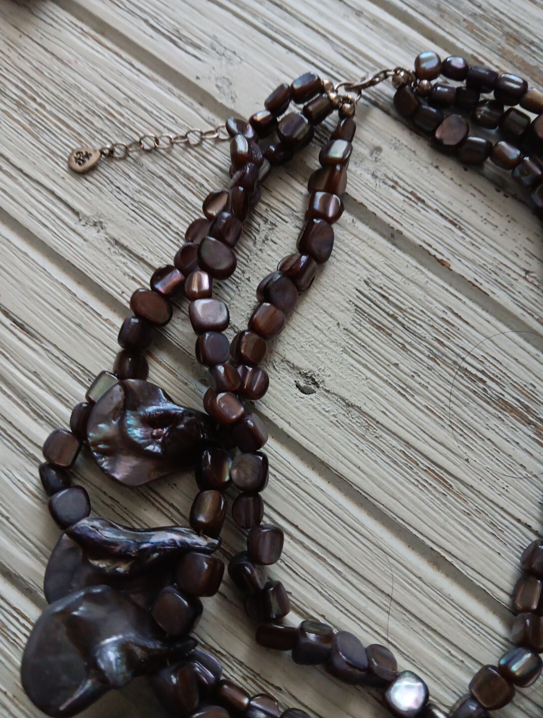 Barse Sterling Silver .925 shell Statement Multi-… - image 2