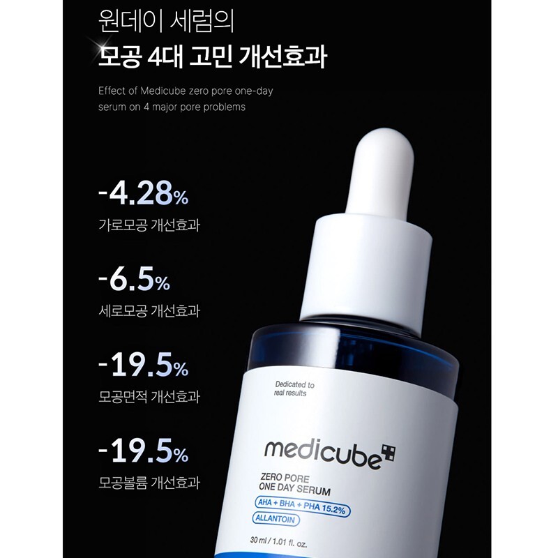 MEDICUBE Zero Line SET 4pcs Pad & Serum2 & Cream Pore Tightening