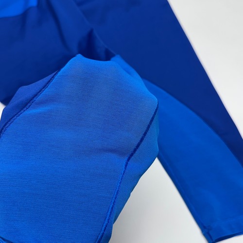 IVY PARK X Adidas High Waisted Leggings Size XL Rodeo Blue Mesh Panel Tight - Picture 11 of 19