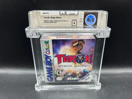 Turok: Rage Wars Nintendo Game Boy Color WATA 8.5 A FACTORY SEALED LOW POP VGA