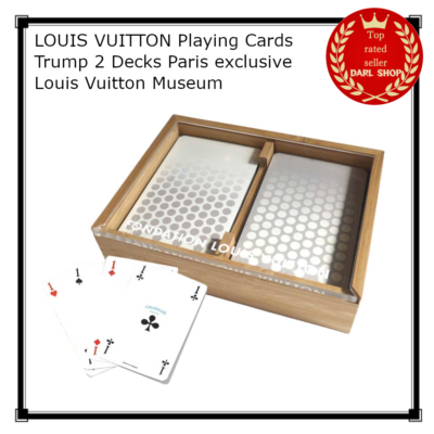 LOUIS VUITTON Playing Cards Trump 2 Decks Paris exclusive Louis