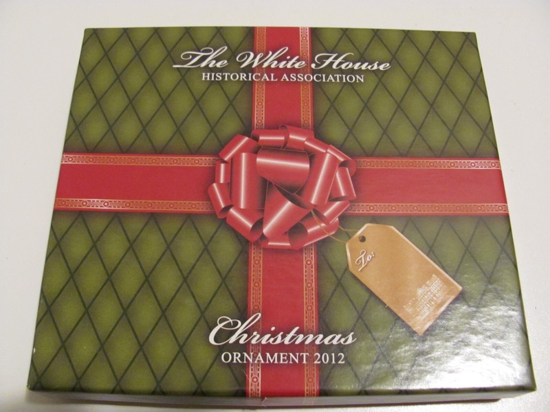The White House Historical Association Christmas Ornament 2012 NIB