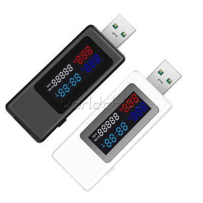 DC 4-30V USB Current Voltage Timing Power Capacity Tester LCD Display Detector