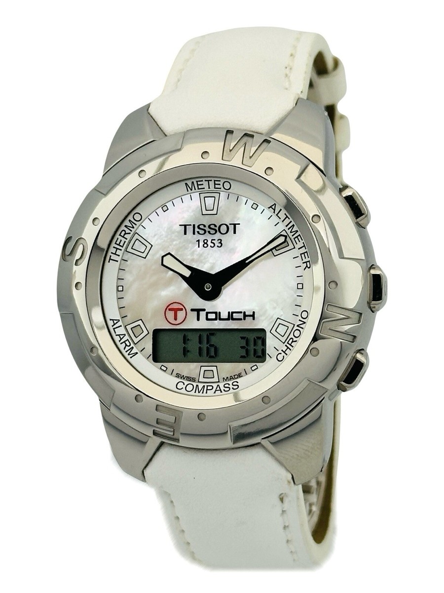 フェミラクト T-Touch Titanium White Mother-of-pearl Analog-Digital