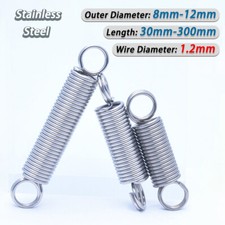 Stainless Steel Spring Wire Dia 1.2mm Expansion Extension Springs With Loop End