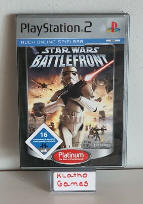 Star Wars Battlefront  (PS2 Platinum) In Box, mit Anleitung   C768