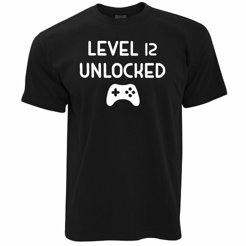 12th Birthday Gamer T Shirt Level 12 