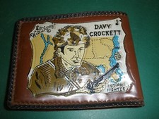 Vintage Walt Disney's Davy Crockett Indian Fighter Wallet 1950's