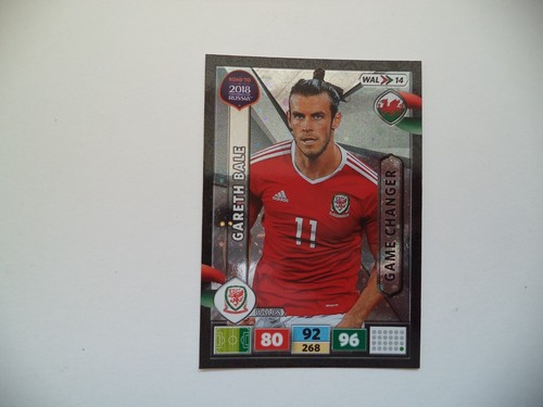 Panini Adrenalyn XL Road to Russia 2018 Gareth Bale Game Changer World Cup WM WC