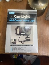 Vintage 1987 Sima CamLight Mini Quarts Video Light Model SLA
