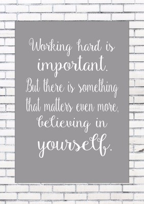 Working Hard Is Important Harry Potter Harry Potter Quote, Working Hard Is Important. But There Is Albus  Dumbledore | Ebay