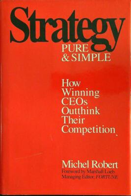 STRATEGIE PURE AND SIMPLE ROBERT MICHEL MCGRAW HILL 1993 \