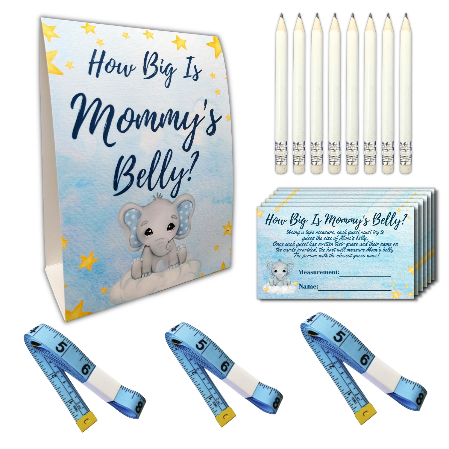 For Girls Boys Measure Mommy's Belly Game 50 Players