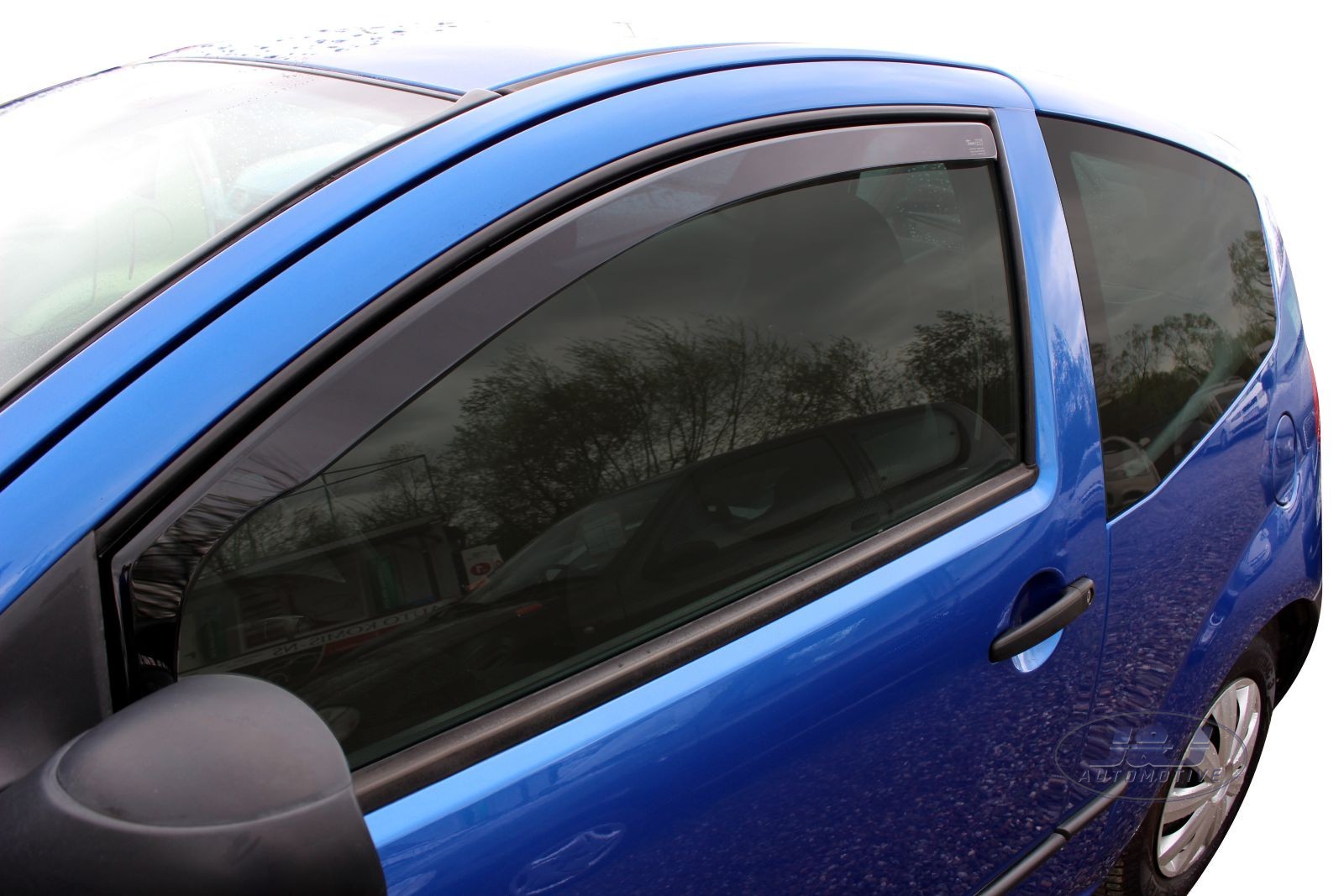 Déflecteurs d'air Citroën C2 2003-2009 HEKO en verre acrylique premium teinté