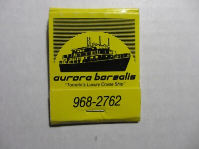 MATCHBOOK Aurora Borealis Toronto Luxury Cruise Ship full pack