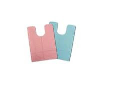 Tidi Blue Oral Surgery Bibs 18" x 25", 3 Ply Paper/1 Ply Poly. Case of 250