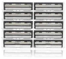 100 Pcs Lot Blade Twin II Track 2 Razor Blades Refills For GIllette 10x10 Pack