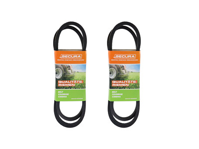 2x SECURA Keilriemen Fahrantrieb für CASTELGARDEN XE966, MJ66E, F966H 