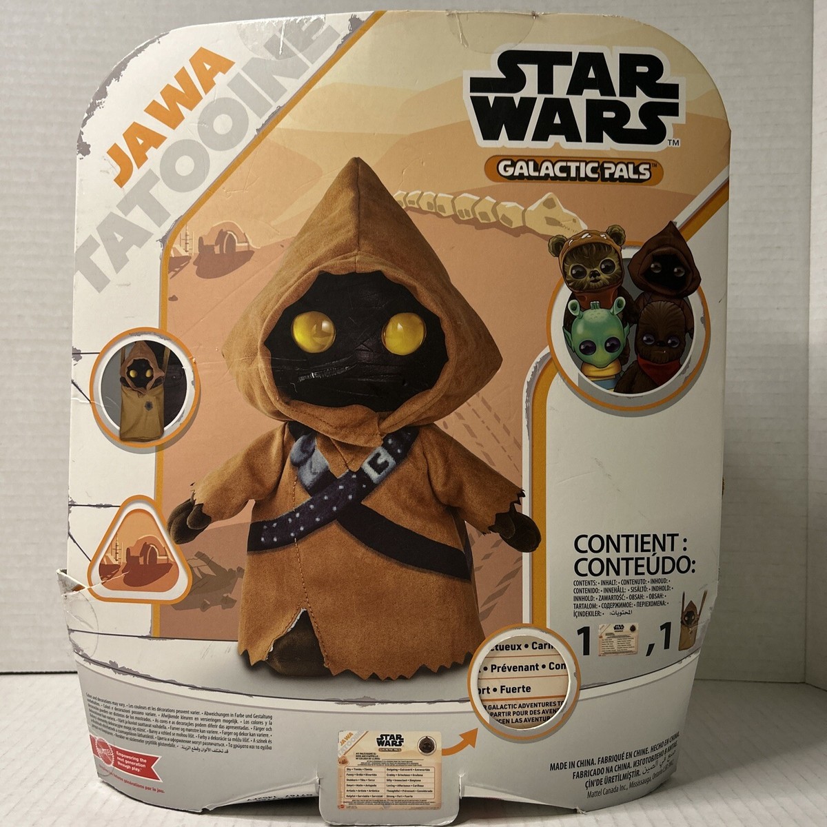 2022 Star Wars Galactic Pals Baby Jawa Tatooine Plush Mattel | eBay