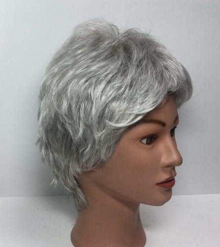 Eva Gabor Wig Resolve G60 Burnished Snow White Size Average Basic Cap Flexlit