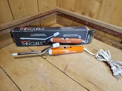Vintage Rare Shetland Thin Curls 3/8'' Curling Iron Made in British Hong Kong 