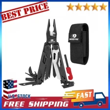MOSSY OAK Multitool, 19-in-1 Stainless Steel Multi Tool Pliers, Survival Tools