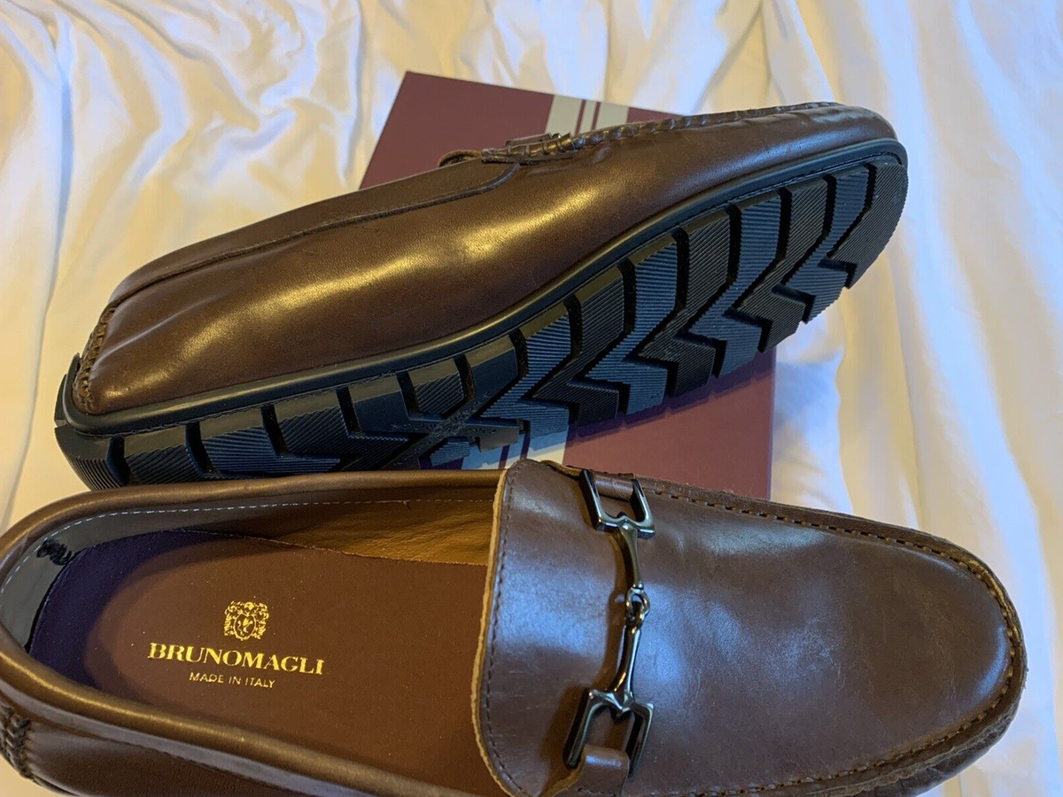 Bruno Magli Bit Strap Casual Italian Loafers Shoes made  display picture 1