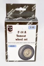 F-14 Tomcat A Halberd Models wheels set 1/48 kit