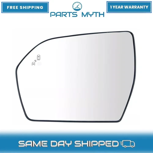 New Exterior Side View Door Mirror Glass Heated LH For 2018 Ford Lincoln