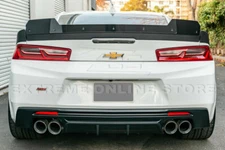 For 16-Up Camaro 1LE Extended Track Style Rear Trunk Wing Spoiler W/ Wickerbill
