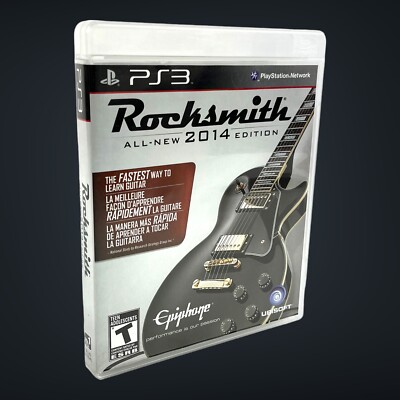 Rocksmith All-New 2014 Edition PS3 - Learn Guitar Video Game - With Stickers.