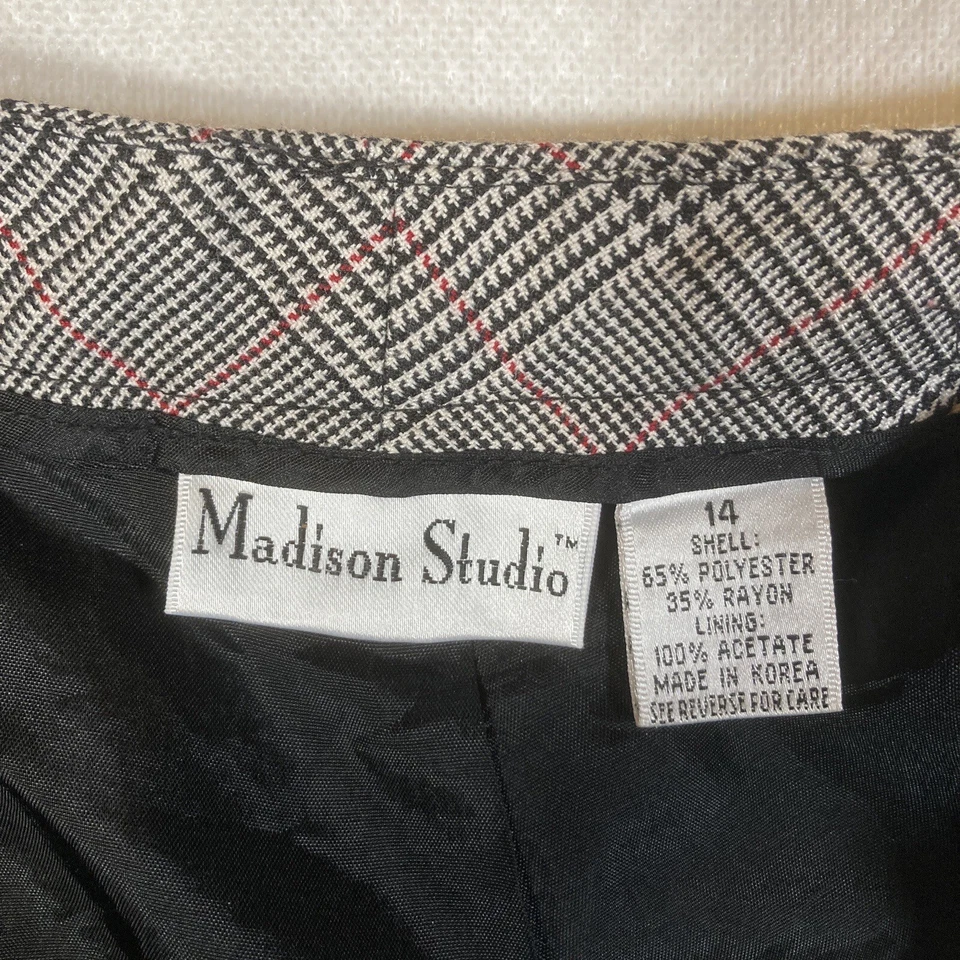 Calça Madison Studio Feminina Tamanho 14 Preta Vestido Carreira Chique Roupa de Trabalho Viagem - Imagem 2 de 4