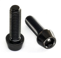 Titan Schraube M4 X 10Mm - Innensechskant Konischer Kopf - Schwarz