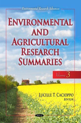 ENVIRONMENTAL AND AGRICULTURAL RESEARCH: Volume 3 (Environmental