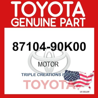 8710490K00 GENUINE Toyota MOTOR SUB-ASSY, HEATER BLOWER 87104 
