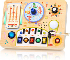 Busy Board with Led Light, Toddler Toys for 1 2 3 4 Year Old Boys and Girls, ...