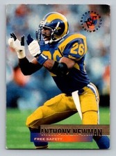 1995 Topps Stadium Club Anthony Newman #229 St. Louis Rams