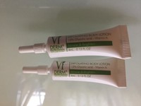 2 Samples Vi Derm Exfoliating Body Lotion 8 Ml Total Free Ship 2 Samples Vi Derm Exfoliating Body Lotion 8 Ml Total Free Ship