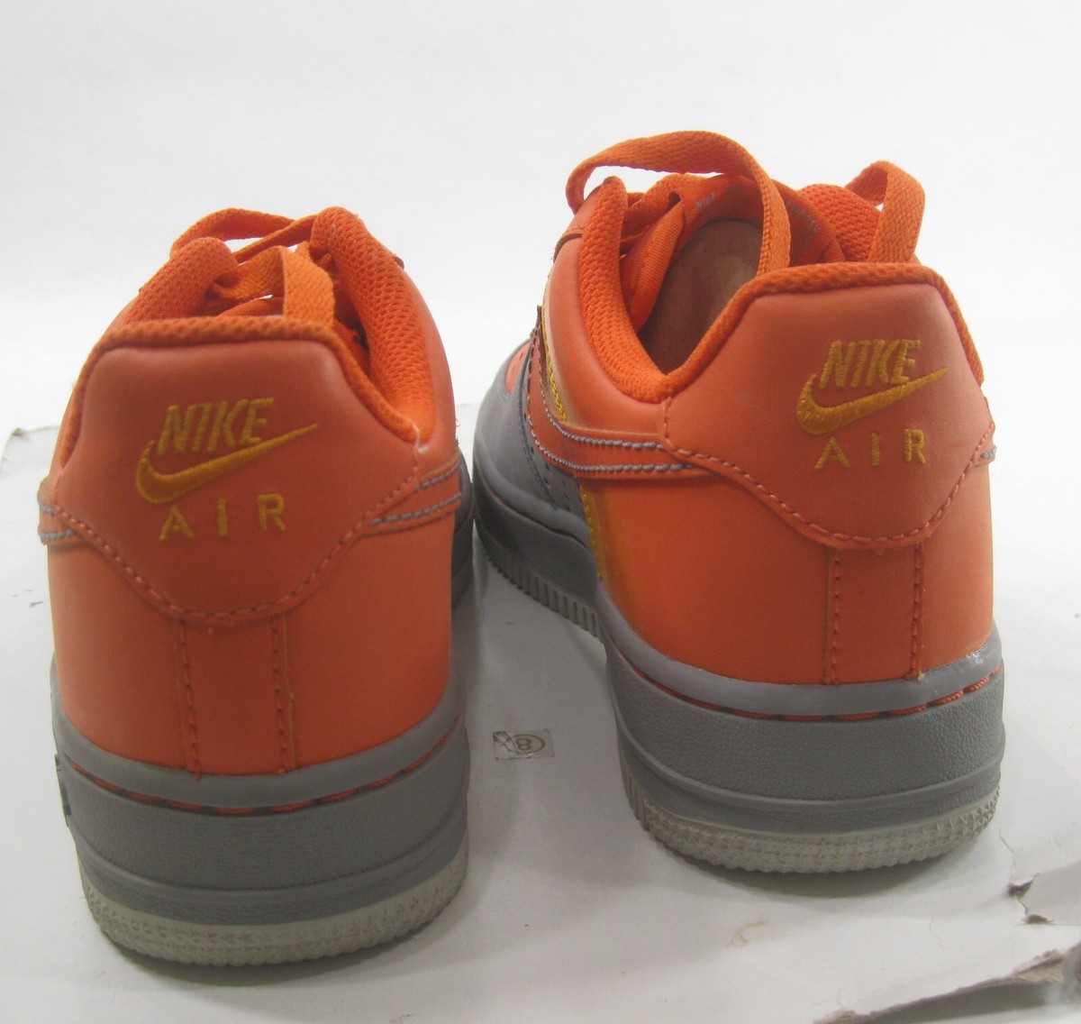 Nike Air Force 1 Low Stealth/Orange And Gray 9/27/07 (314192