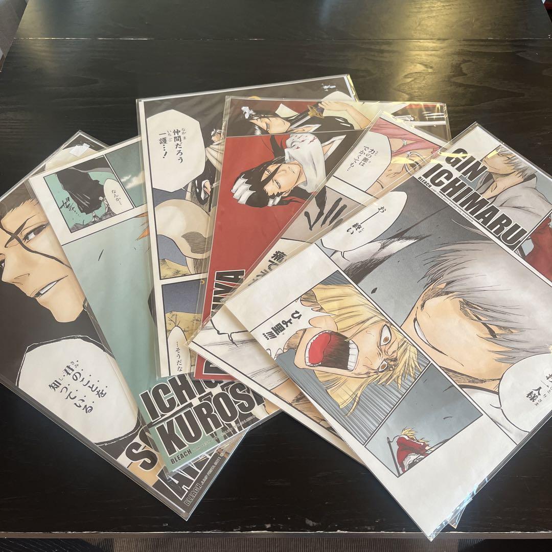 BLEACH famous scene poster set of 6 Ichigo Kurosaki Kuchiki Rukia