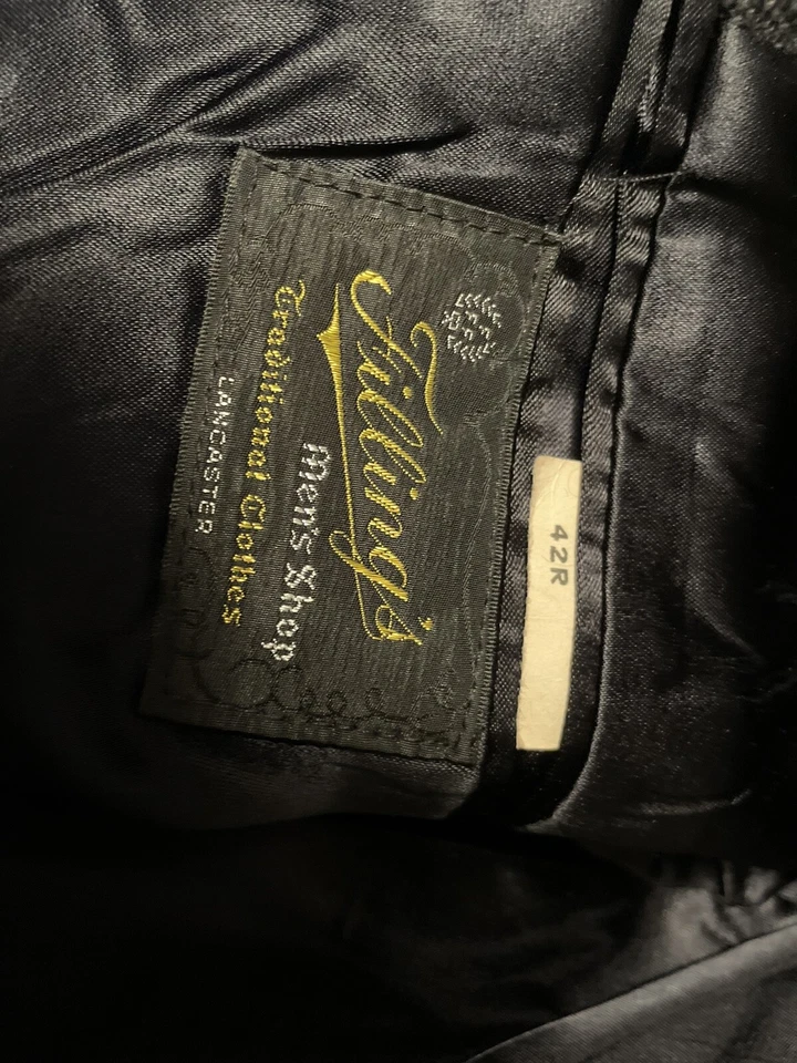 Vtg 100% Soft 💯Wool Long Maxi Coat FILLINGS 42R Quality Lined M - Image 2 of 4