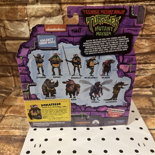 2023 TMNT Teenage Mutant Ninja Turtles Mutant Mayhem Donatello Action Figure - Picture 7 of 8