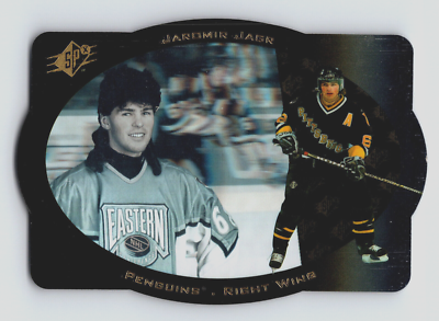 1996-97 Upper Deck SPx Jaromir Jagr #38 NHL Holo Die-Cut Card