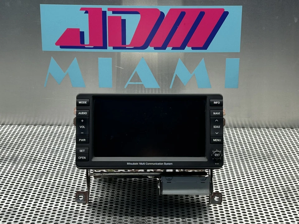 Pantalla receptora reproductor GPS navegación Mitsubishi Lancer Evolution X 2008-2015 Foto 3 de 4