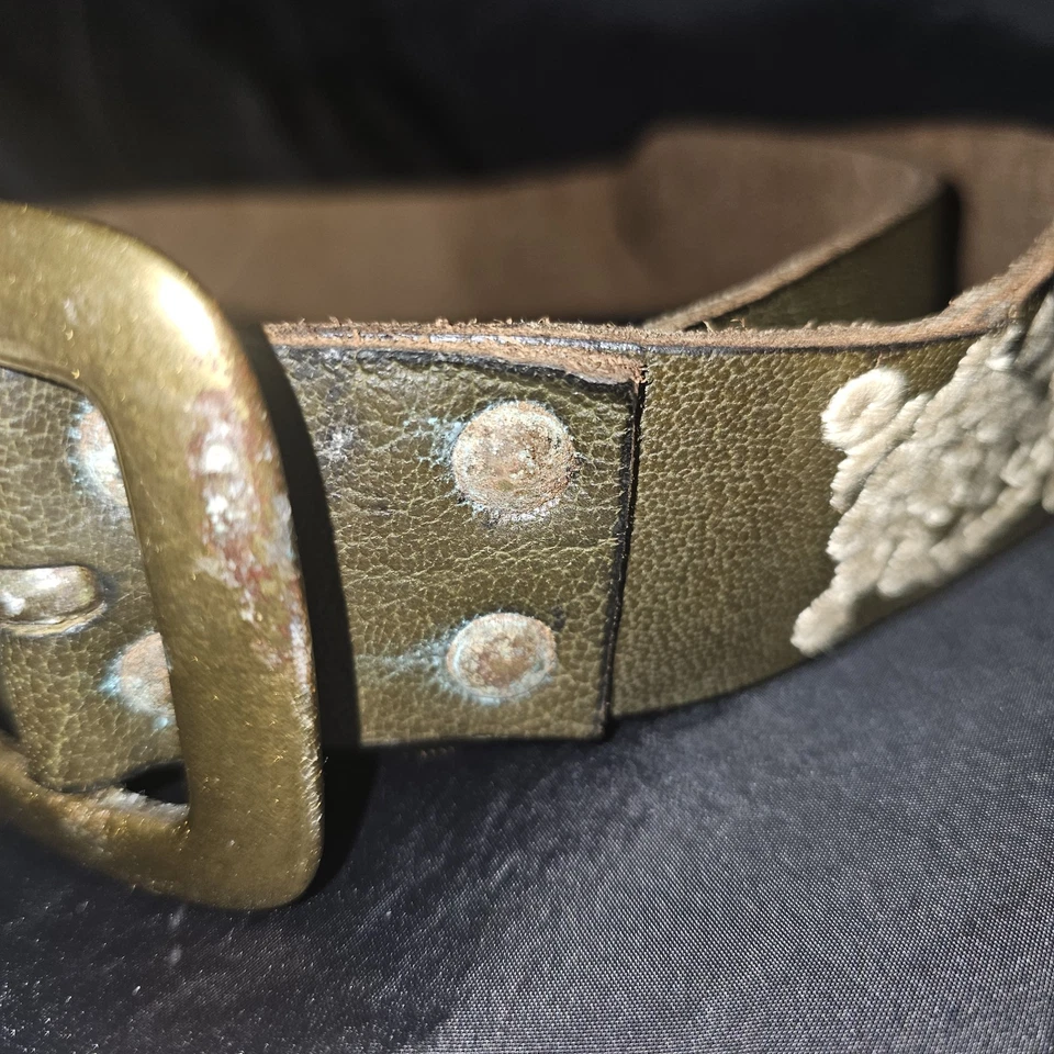 Cinturón de cuero Lucky Brands - ¡Demasiado lindo! Talla 32 - Nuevo con etiquetas Foto 2 de 4