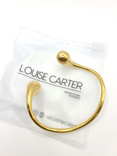 Louise Carter Irregular Teardrop Cuff Gold Plated Bracelet